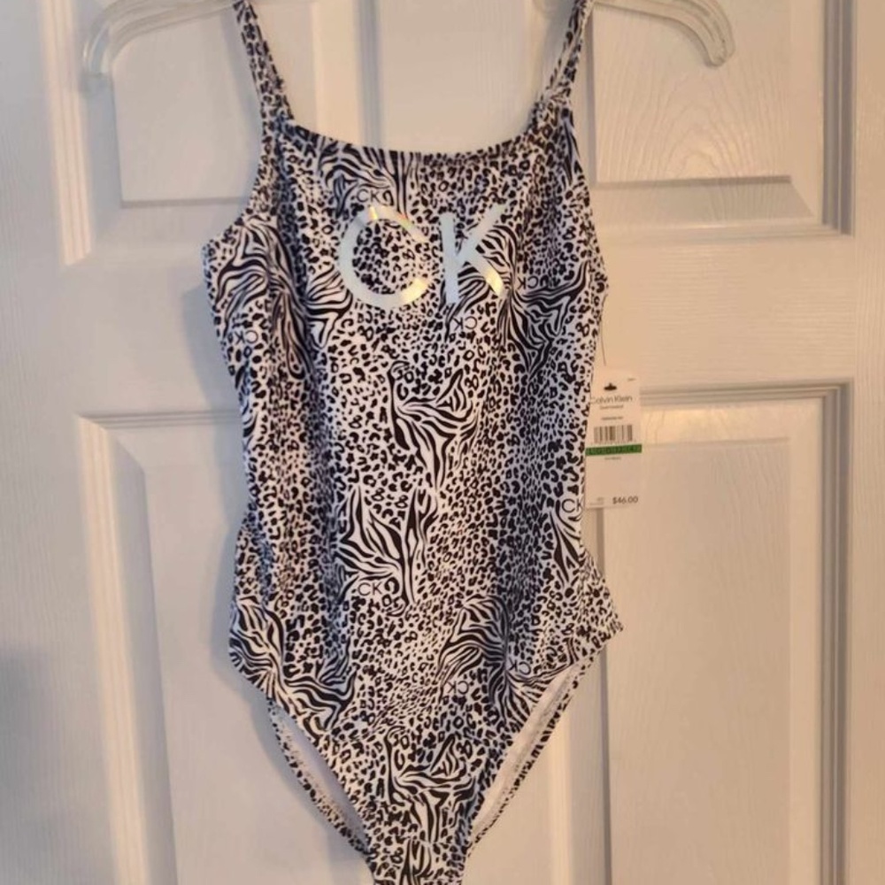 Calvin Klein Big Girls Bathing Suit
